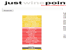 Tablet Screenshot of justwinepoints.com